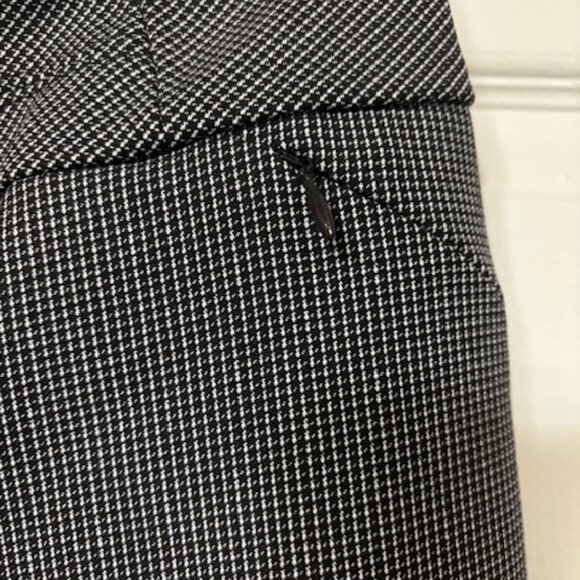 Investments NWT Black Check Slimming Pull-on Straight Leg Pants 18WShort - Picture 4 of 7